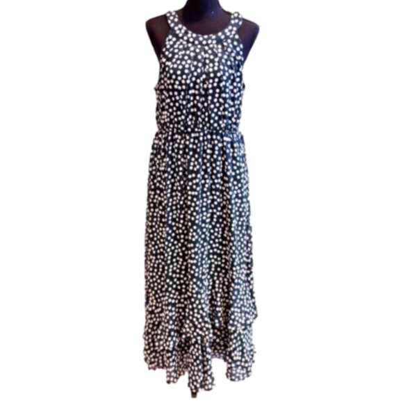 Calvin Klein Dresses & Skirts - Calvin Klein black & white sleeveless polka dot dressSize 4